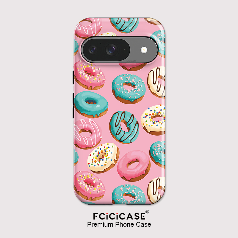 Google Pixel 8A - Fcicicase 2 in 1 デュアルレイヤー携帯電話ケース Google