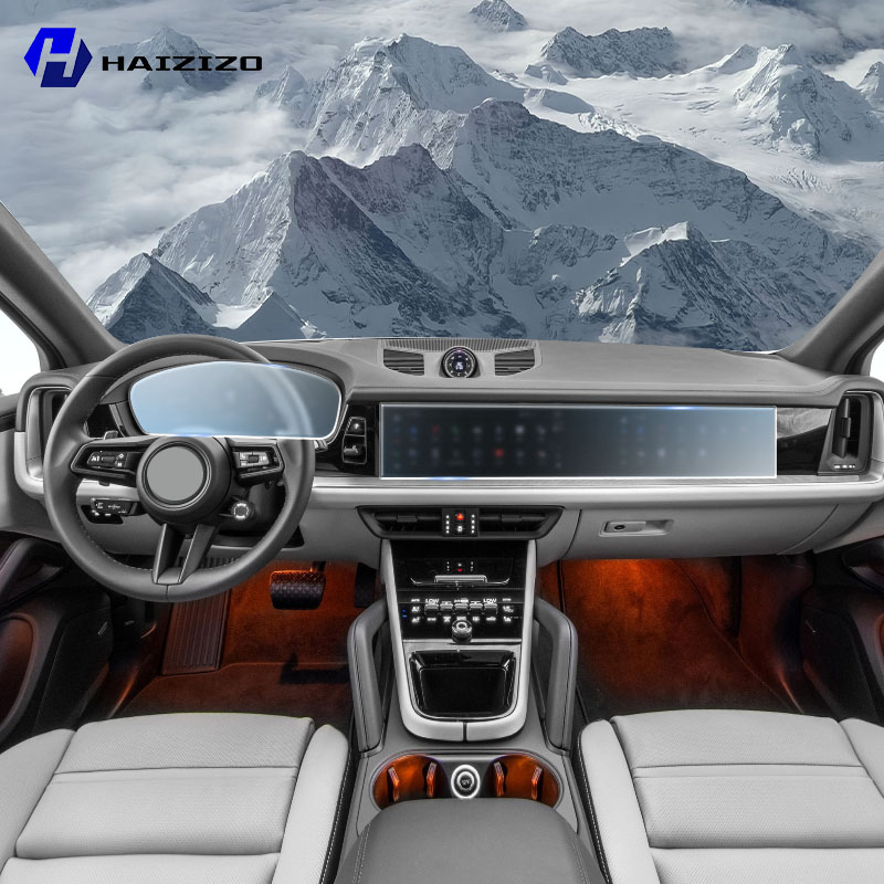 Matte Anti Glare Screen - 車用GPS液晶画面ナビゲーションTPUフィルム マットアンチグレアスクリーン保護フィルム 傷防止 ポルシェ カイエン 2024-2025年式対応