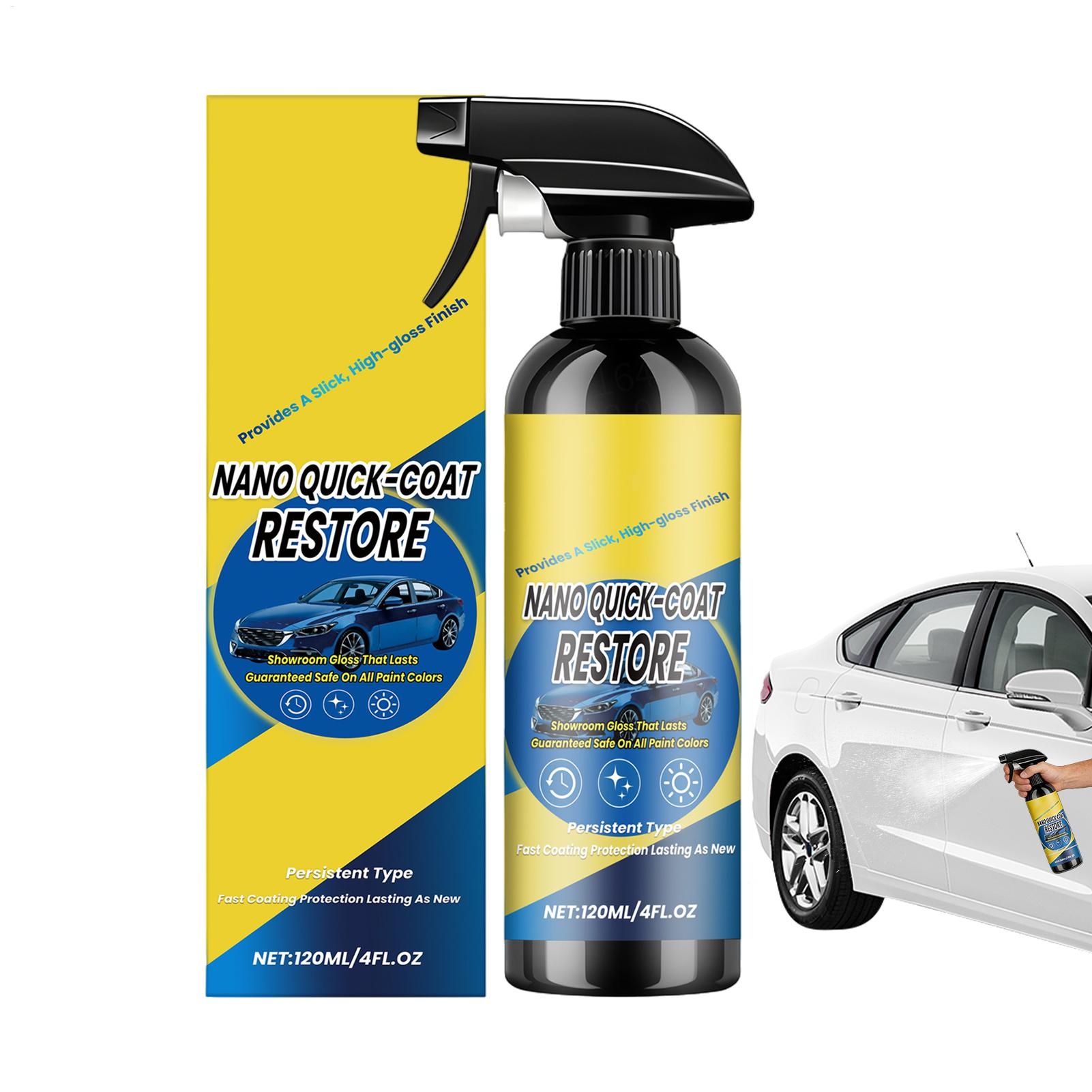 Nano Liquid Coating - 120ml 車用セラミックコーティングスプレー ナノシーラント クイックディテーラースプレー 車のディテーリング用 高光沢シャインコート