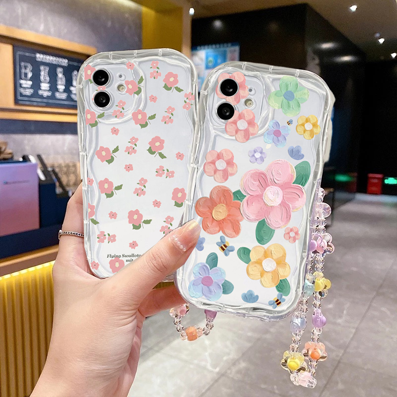 Vivo Y28 - 花ブレスレットケース VIVO Y19S Y17S Y28S Y03