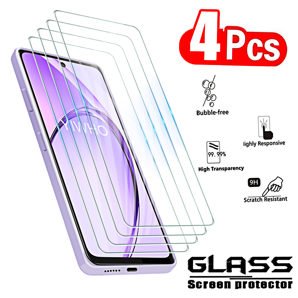 Oppo A78 - 4 個の強化ガラス Oppo A80 A60 A40M