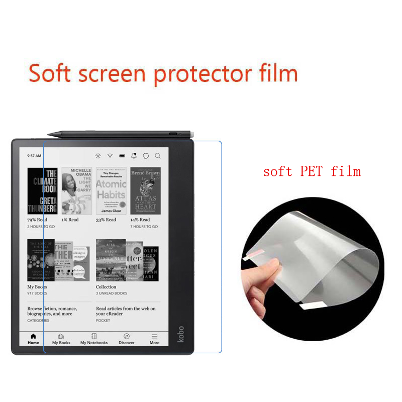 Matte Anti Glare Screen - クリア HD/マットアンチグレアスクリーンプロテクタープラスチックフィルム Kobo Elipsa 2E 10.3
