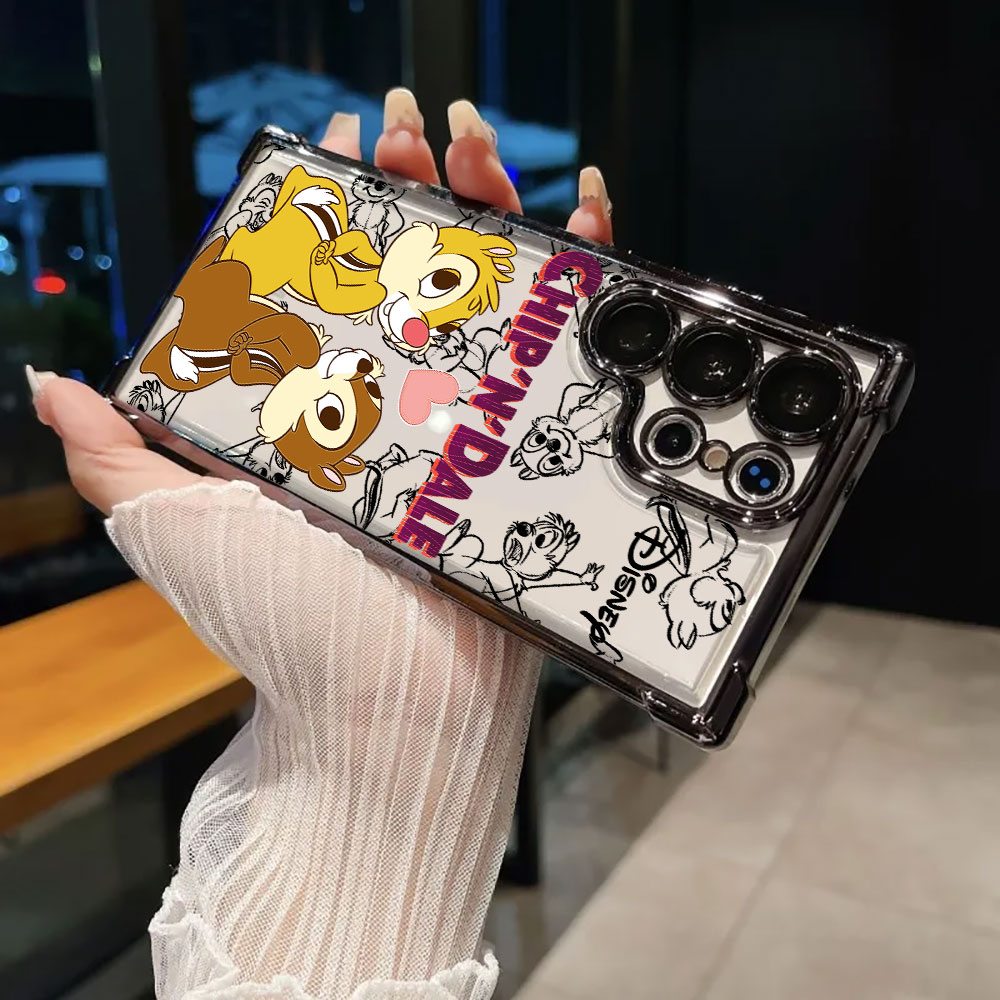カートゥーン チップ＆デール ケース Samsung Gal - Samsung Galaxy S24 のレビューと価格