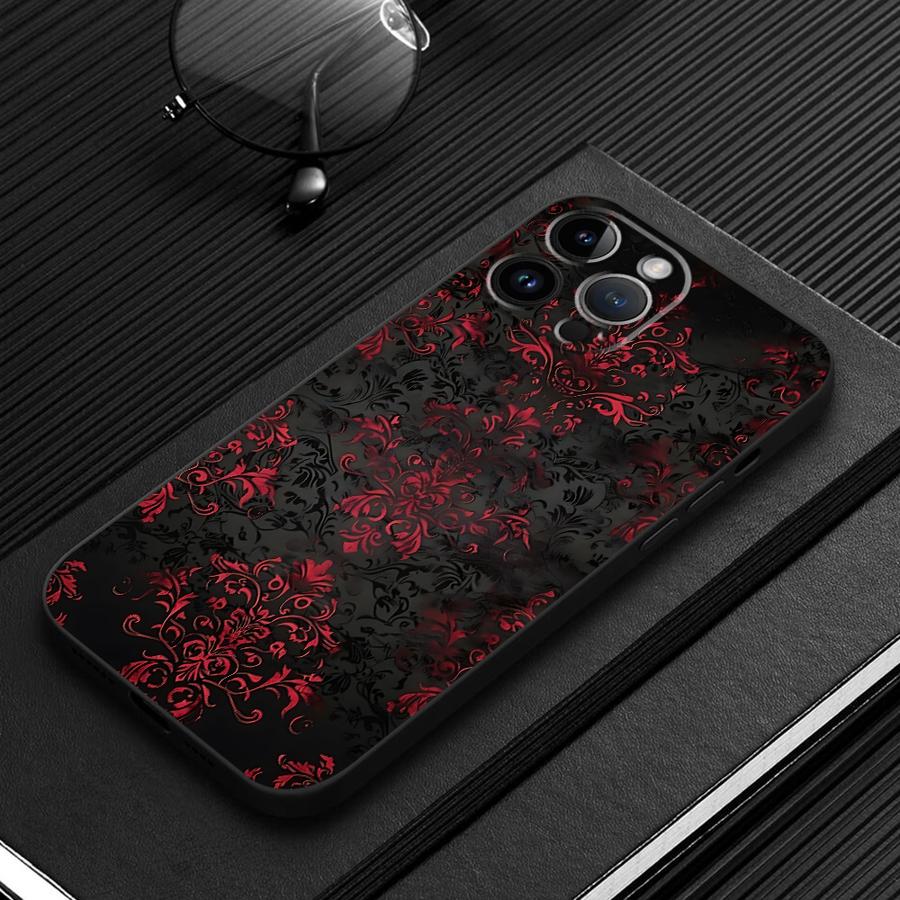 黒と赤のセクシーなレースのスマホケース Apple iPho - Apple Iphone 15 のレビューと価格