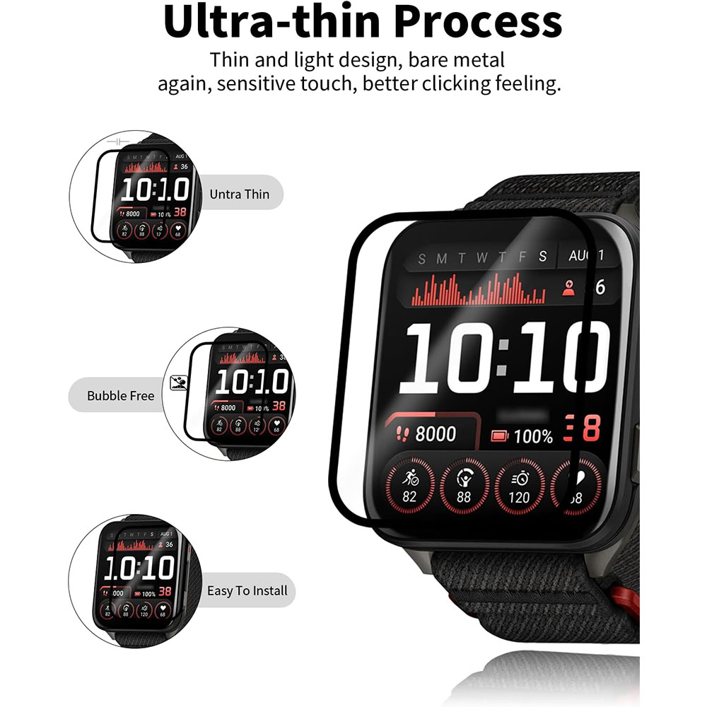 Garmin Venu X1 用アンチスクラッチフィルム 3 - Curved Edge Screen のレビューと価格