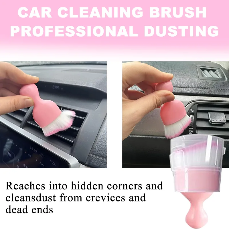 車のほこりを取り除くためのピンクのブラシ,エアコンの掃除,排 - Dust Removal Sticker のレビューと価格