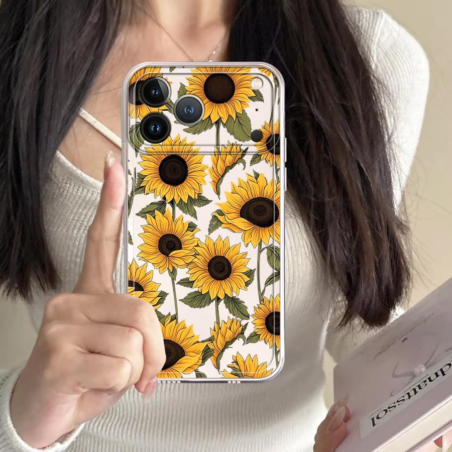 かわいいひまわり柄ケース Apple iPhone 17 P - Apple Iphone 16 のレビューと価格
