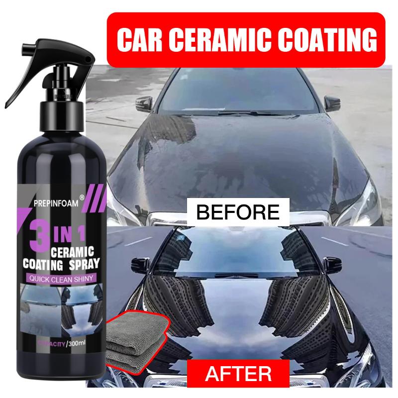 3 in 1 カーセラミック液体コーティングスプレー ナノ疎 - Nano Liquid Coating のレビューと価格