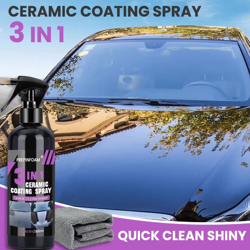 3in1カーセラミック液体コーティングスプレー ナノクリスタ - Nano Liquid Coating のレビューと価格