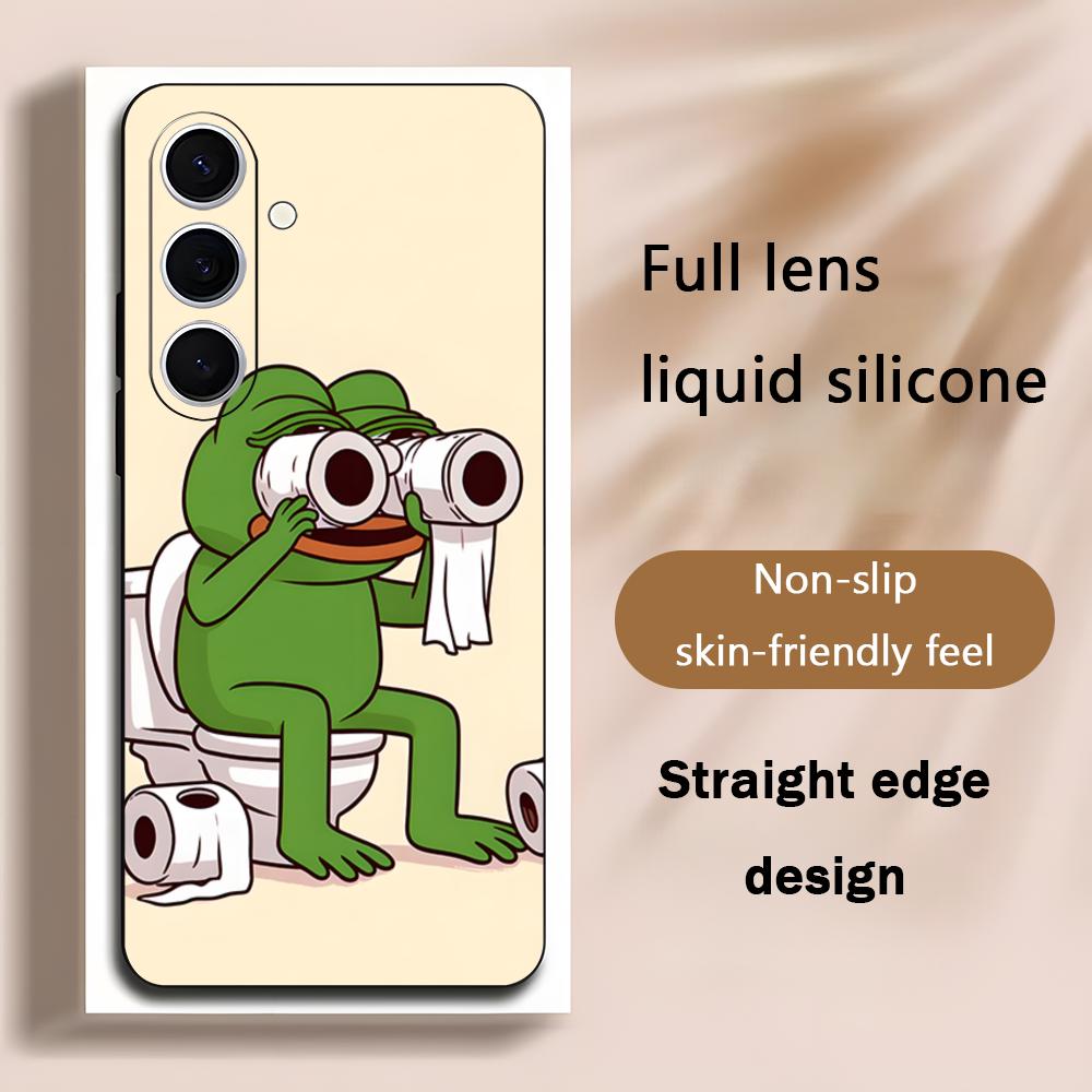 悲しいペペのカエルが描かれたクールなスマホケース、Samsu - Samsung Galaxy S24 のレビューと価格