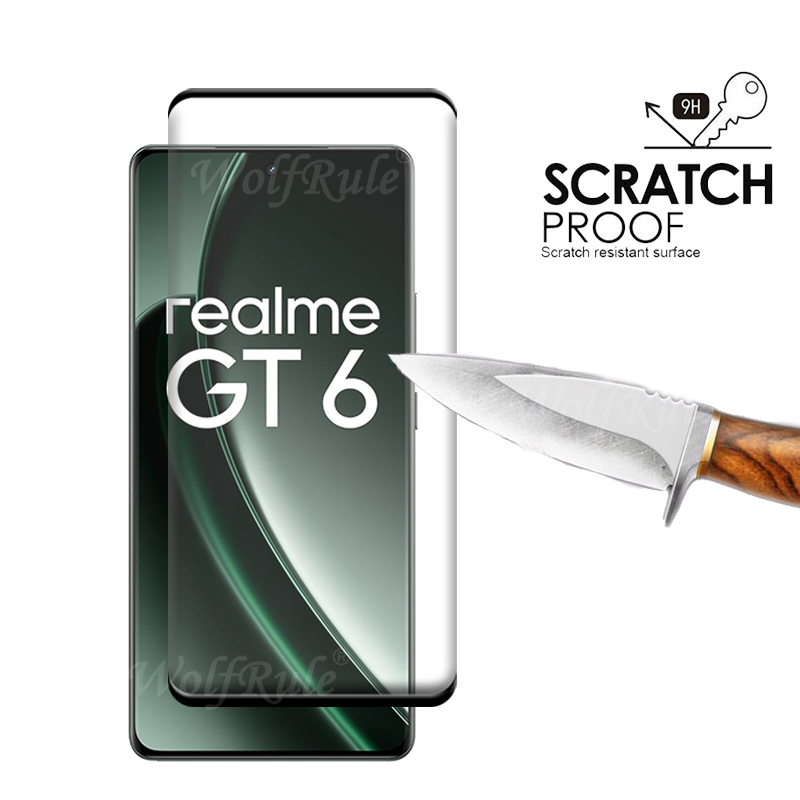 Realme gt 6 in 1強化ガラススクリーンプロテク - Realme Gt 6 のレビューと価格