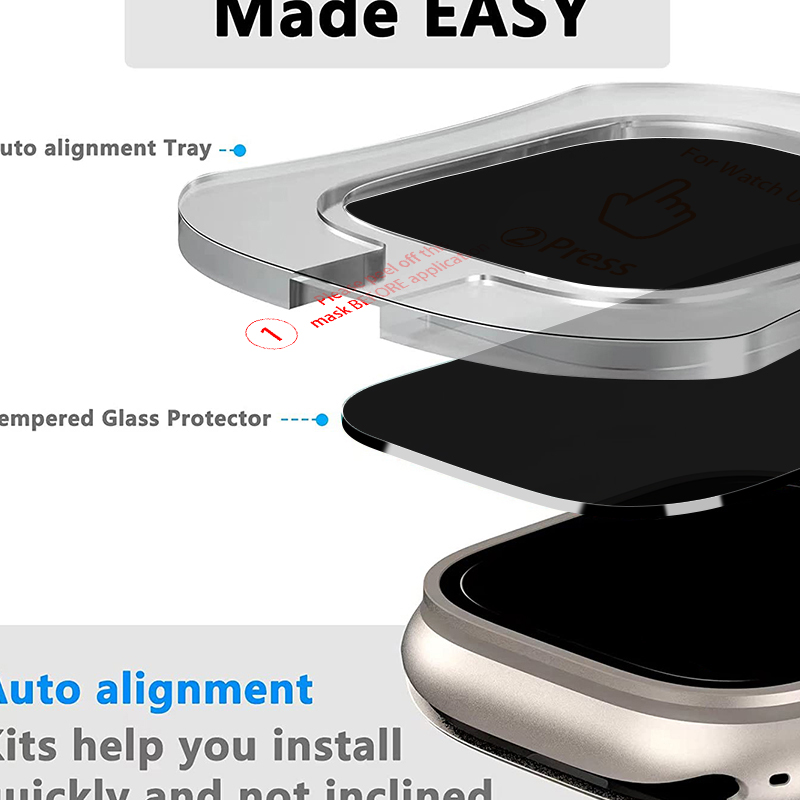 Apple Watch用スクリーンプロテクターフィルム,iw - Screen Alignment Tool のレビューと価格