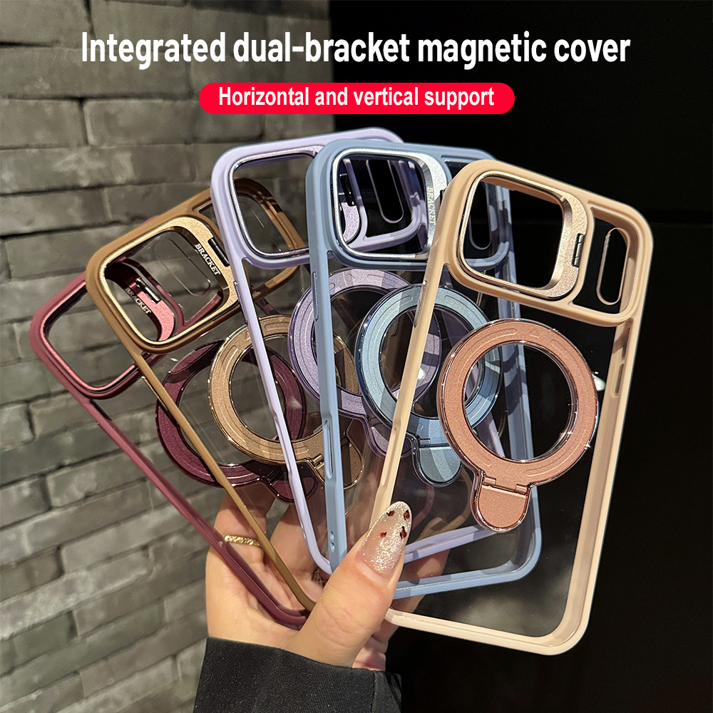 MagSafe対応 磁気ホルダー付きスマホケース iPhon - Camera Lens Protector のレビューと価格