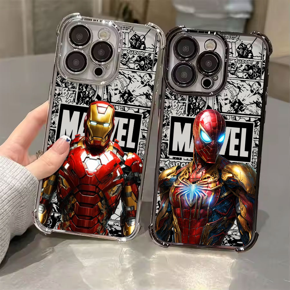 マーベルスパイダーマンアイアンマンコミック電話ケース Xia - Xiaomi Poco X6 のレビューと価格