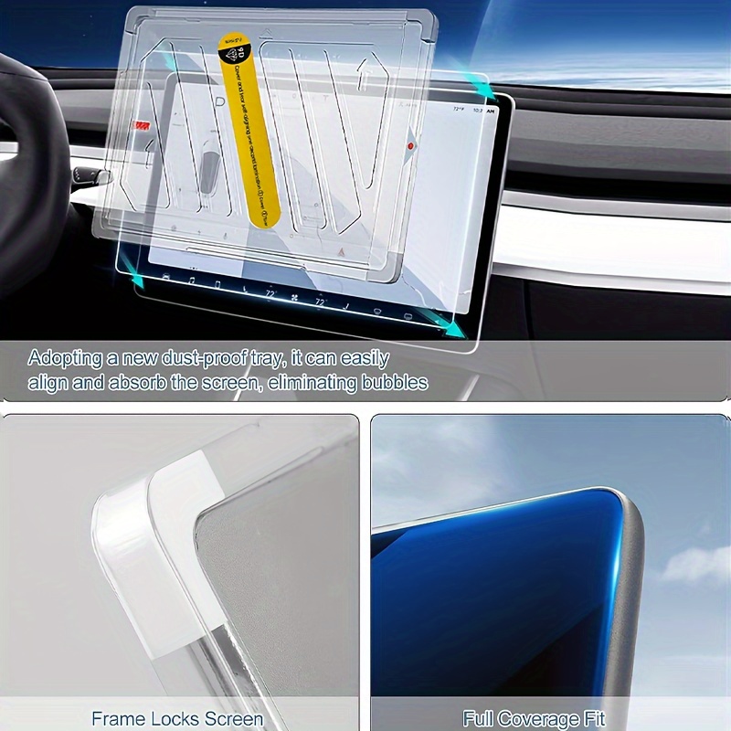 強化ガラススクリーンプロテクター テスラ モデルY YL 2 - Matte Anti Glare Screen のレビューと価格