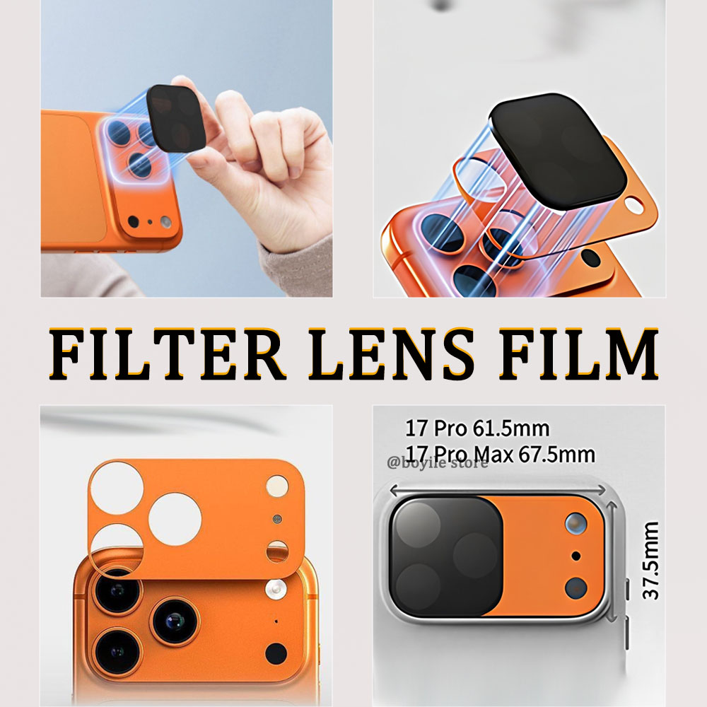 露出防止フィルター Iphone 17pro/Promax  - Camera Lens Protector のレビューと価格