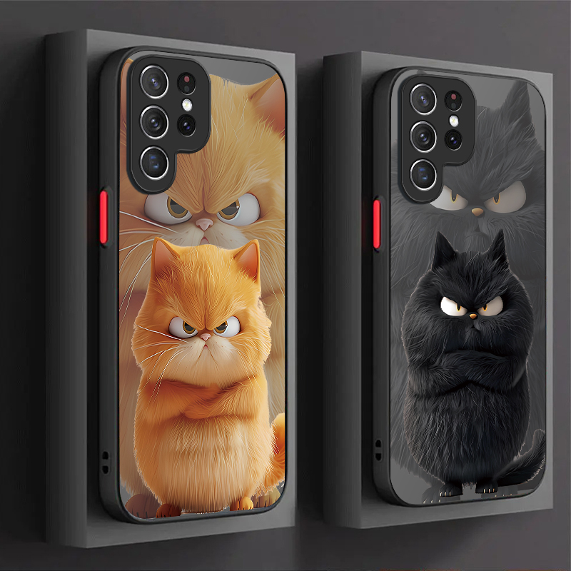 怒れる猫のカップルスタイルケース Samsung Galax - Samsung Galaxy A55 のレビューと価格