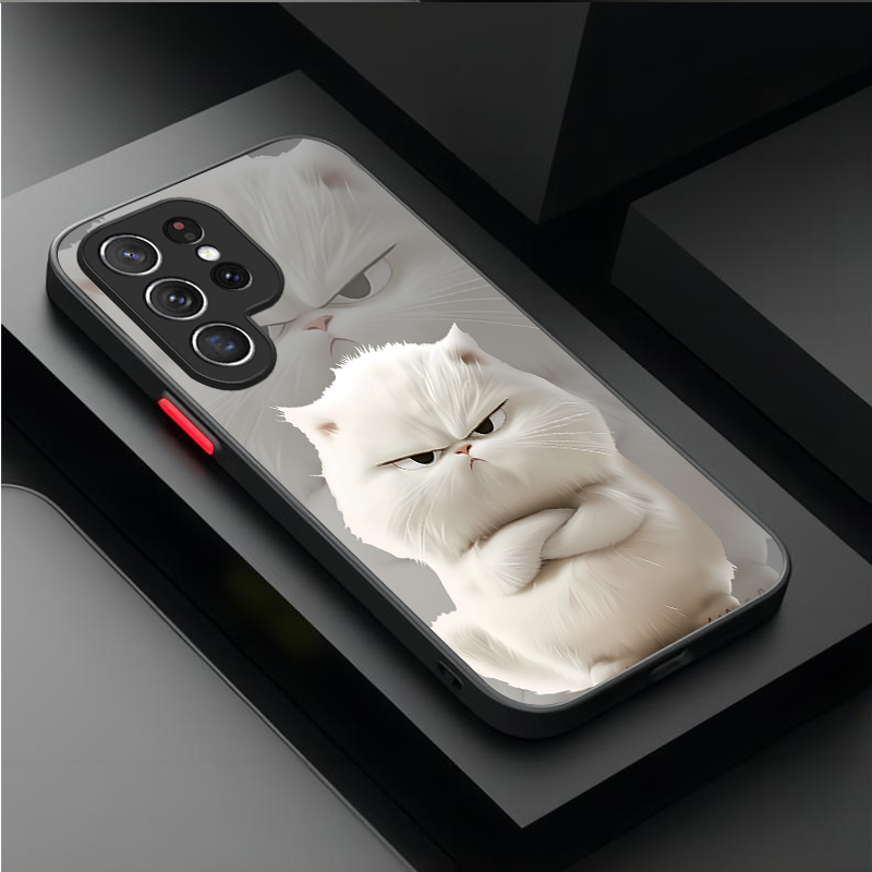 怒れる猫のカップルスタイルケース Samsung Galax - Samsung Galaxy A55 のレビューと価格