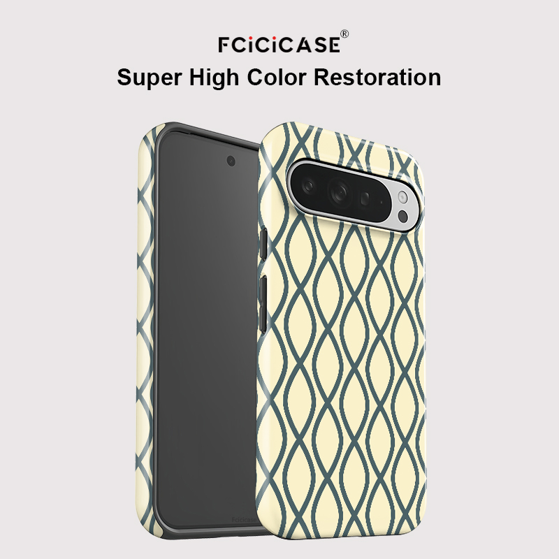 Fcicicase ファッションストライププリントスマホケー - Google Pixel 9 Pro のレビューと価格