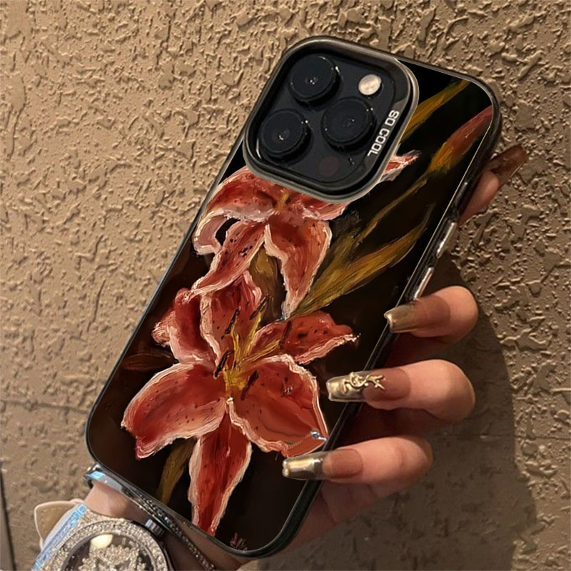 油絵ユリの花レトロ柄 Xiaomi Poco X7 X6 X - Xiaomi Poco X6 のレビューと価格