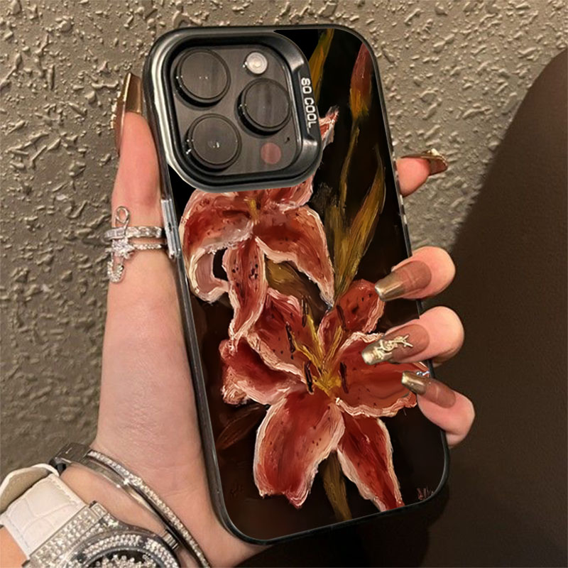 油絵ユリの花レトロ柄 Xiaomi Poco X7 X6 X - Xiaomi Poco X6 のレビューと価格
