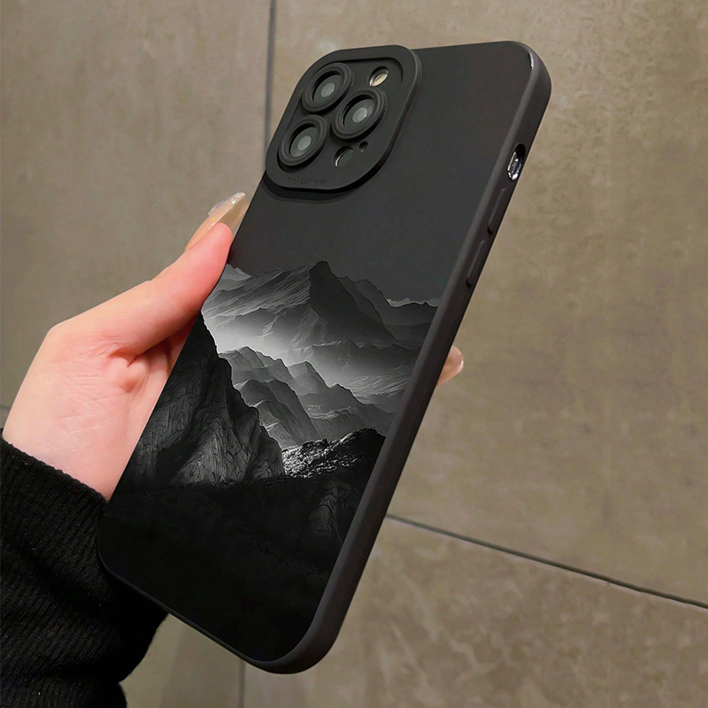 ブラックマウンテン INSデザイン シリコン製スマホケース  - Xiaomi Redmi Note 13 のレビューと価格