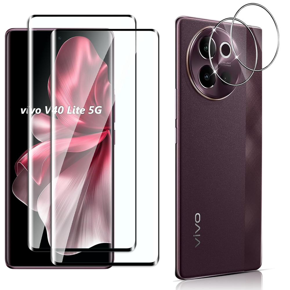VIVO-3D湾曲9時間強化ガラススクリーンプロテクター、カ - Vivo V40 のレビューと価格