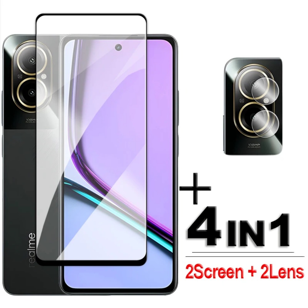 4in1 強化ガラス Realme C75X C67 ガラス - Realme C67 のレビューと価格